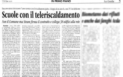 Scuole con il teleriscaldamento – 3 ottobre 2019
