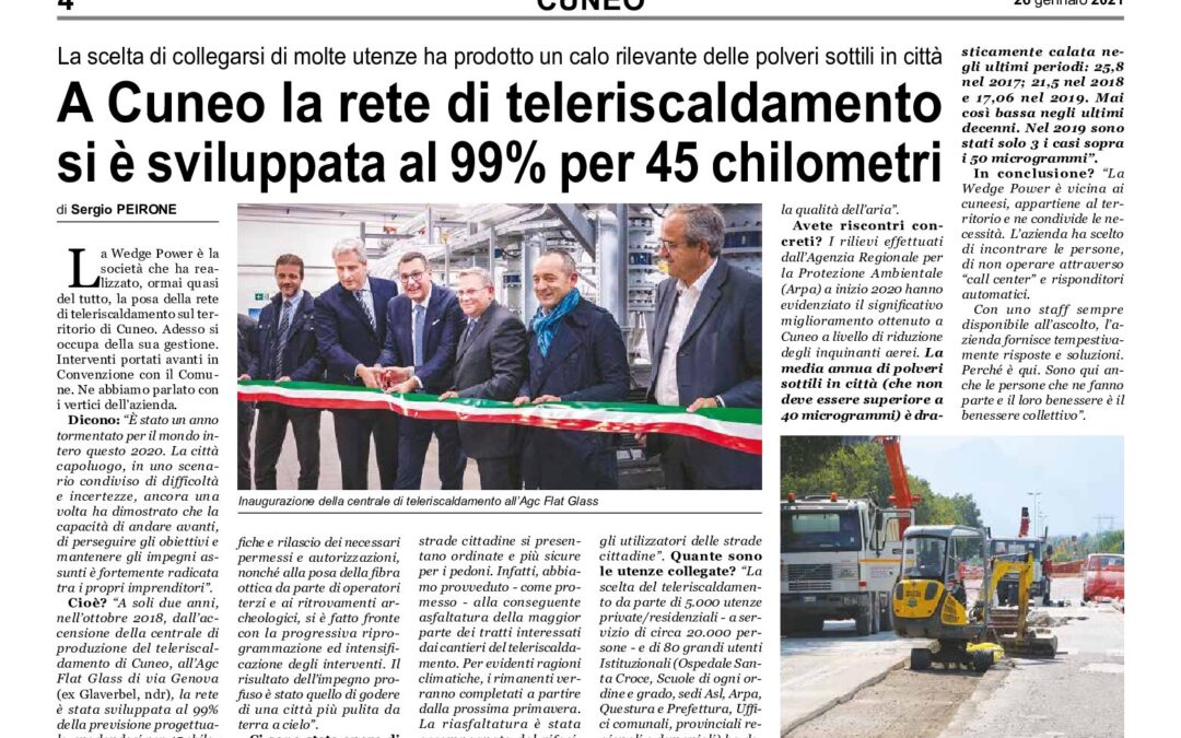 Wedge Power – Rassegna stampa –  Cuneo Sette